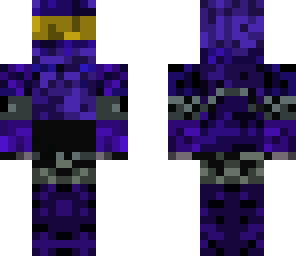 purple halo man