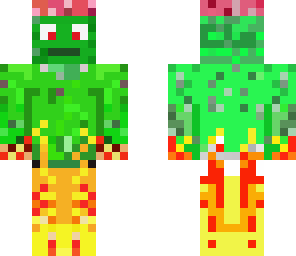 burning zombie brain