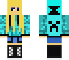 girl with creeper 