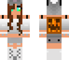 lady cyber wolf with wilson back