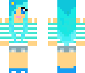 blue girl