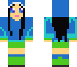blue sport girl