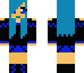 blue girl