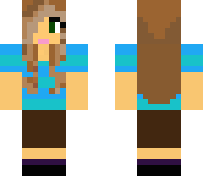 cyan girl