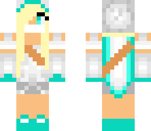 cute assassin blue girl 