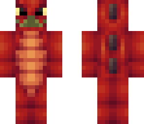 red sea monster with moustache