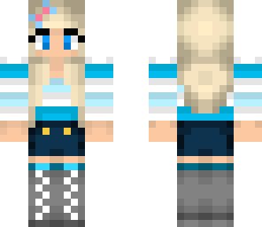blue girl