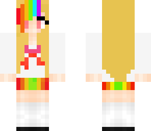 rainbow school girl