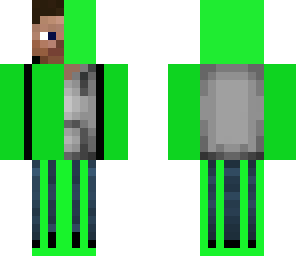 mutated steve to be a creeper