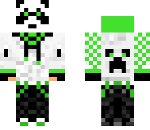 green panda