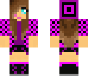 cute purple bennie girl