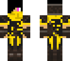 yellow gamer magenta eyes