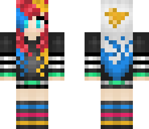 rainbow girl