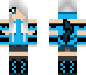 blue pikachu girl