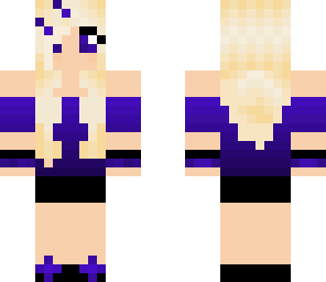 cute dark blue girl