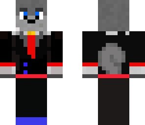wolf with suit