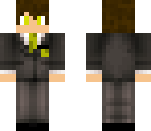 Gold Tux Teen | Minecraft Skin