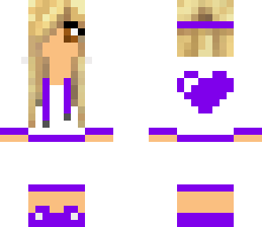 dark purple heart girl