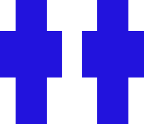 blue man