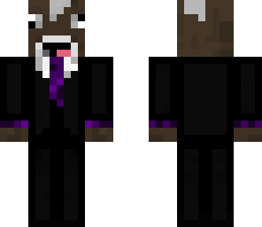 derpy cow in a suit