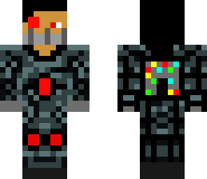 evil dark redstone cyborg