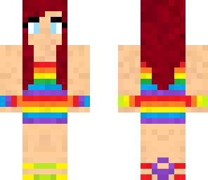 rainbow girl