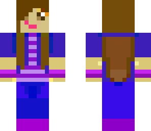 edited purple girl