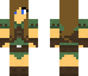 brunet warrior girl edited