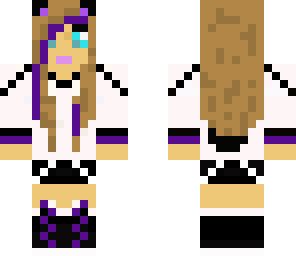 purple wolf girl