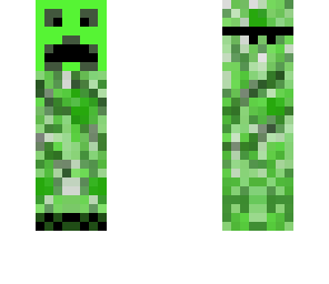 creeper with creeper mask