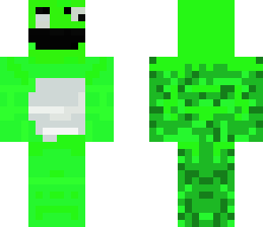 green cookie frog monster