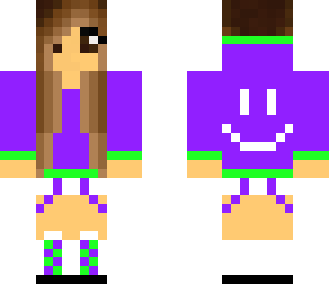 smiley hoodie girl