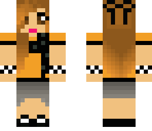 race orange girl