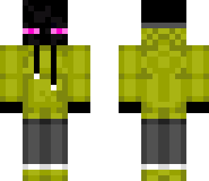 epic yellow hoddie enderman