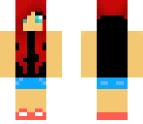 red haired hoodie girl