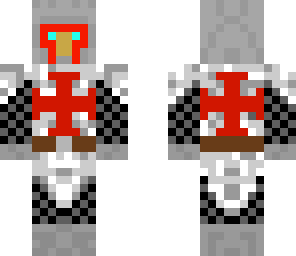 crusader with helmet