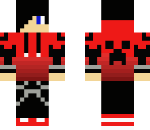 red creeper hoodie guy