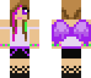 colorful angel girl