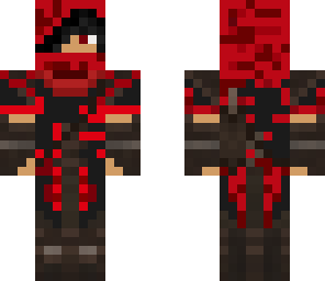 dark red ninja hunter