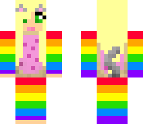 neon cat girl