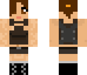 minecraft skin - lara croft tomb raider underworld