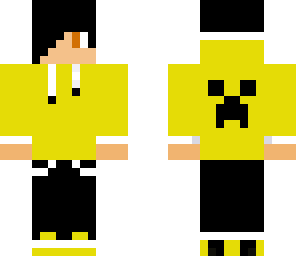 yellow hoodie