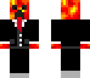 lava creeper with a suit
