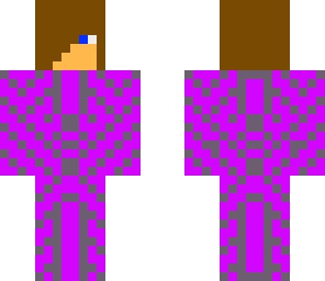 purple and gray striped dude