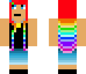 rainbow girl