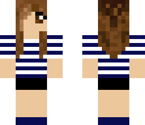 striped girl
