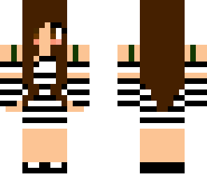 black and white female
