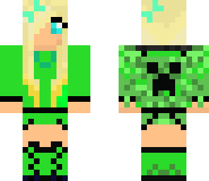 minecraft creeper chick