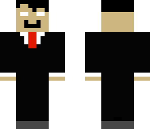 herobrine in a tux