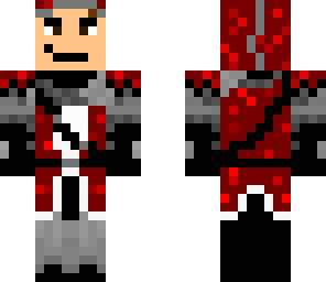 red knight with hood